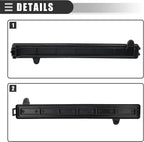 Motoforti Cabin Air Filter Cover, for Jeep Cherokee 2014-2020, Plastic, No.68223045AB, Black