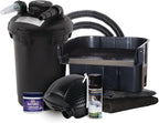 The Pond Guy AllClear Ecosystem Kit – Complete DIY Fishpond with Liner, Pump, UV Filter & Waterfall (1,000-2,000 Gallons) 8' x 11'
