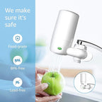 Waterdrop Faucet Water Filter, Replacement for Brita® Filter, Brita® Faucet 36311 On Tap Water Filtration System, FR-200, FF-100 Replacement Filter, White (4 Packs)