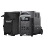 EF ECOFLOW Portable Power Station 3600Wh DELTA Pro with Bag, 2.7H to Full Charge, 5 AC Outlets, 3600W, 120V Lifepo4 Power Station with Expandable Capacity, Solar Generator for Home Use, Blackout, RV