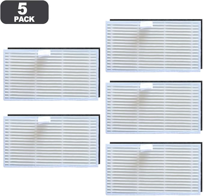 Washable HEPA Filters For Uninell UR3 Robot Vacuum Cleaner, Filter Paper Captures Fine Dust, Sturdy And Long-Lasting, Helps Keep Air Fresh And Floors Hygienic(20 PACK)
