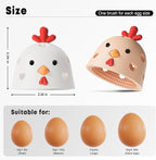 2PCS Egg Cleaner, Egg Washer for Fresh Eggs,Silicone Chicken Coop Accessories Farm Fresh Egg Cleaning Brush, Silicone Practical Vegetable and Fruit Scrubber Tool (White and Light Brown)