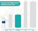 SimPure Sediment Water Filters, 5 Micron 10" x 4.5" Whole House Water Filter Replacement Compatible for W15-PR, DGD-5005, FP15B, HD-950A, GXWH35F, GXWH30C for Well Water, 4 Pack