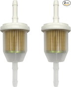 Universal 1/4" 5/16" Inline Fuel Filter AM116304, 25 050 22-S, GY20709 for John Deere Kohler 120-436 71-5960 38666 149-2206-01 21541500 98021
