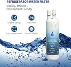 W10295370A water filter replacement, Compatible with Whirlpool EDR1RXD1, Everydrop Filter 1, EDR1RXD1B, W10295370, WHR1RXD1, KAD1RXD1, P4RFKB2, P8RFWB2L, 46-9930,46-9081 4PACK