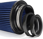 3" 3.5" 4" Inlet Car Replacement Cold Air Intake Filter 76mm 89mm 102mm 3 Sizes in 1 High Flow Performance Cone Air Filter (Blue)