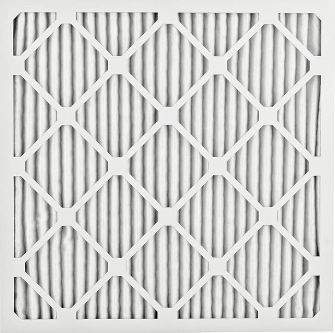 Nordic Pure 25x25x1 (Actual Size: 24 1/2 x 24 1/2 x 3/4) Pleated Air Filters MERV 13 Plus Carbon 2 Pack