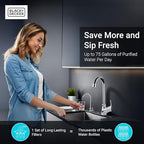 BLACK+DECKER RO 75 Under Sink Water Filter, Alkaline 6-Stage Filtration System, pH+ Remineralization RO Water Filter System,Reduces PFAS, PFOS, Microplastics, NSF/ANSI 58 Certified