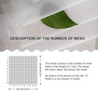 Nylon Mesh Fabric, 60 80 100 120 200 250 300 350 400 500 Mesh Filter, Reusable Strainer Cloth for Wine Juice Fresh Milk(1m x 1m) (300 mesh)