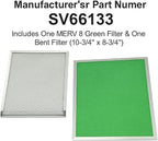 SV66133 Washable HRV Air Exchanger MERV8 Filter Kit - Size : 11 x 9 Inches - 2 Pieces