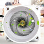 2” 18W Duct Ventilation Fan 50mm with 32mm PVC Pipe Interface 32 CFM Inline Exhaust Booster 12V Air Circulation Vent Blower for Greenhouse