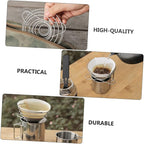 POPETPOP 1Pc Stainless Filter Reusable Drip for Brewing Efficient Coffee Strainer for Improved Taste and Easy Extraction for Camping