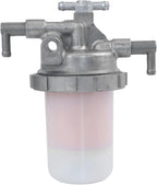 Fuel Filter For Yanmar PC30/35 40/45 50/55 with 129100-55621 OEM Number, Four Pipe System, Oil-Water Separation Paper Material, Silver