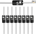 (Pack of 100 Pieces) Chanzon 1N4004 Rectifier Diode 1A 400V DO-41 (DO-204AL) Axial 4004 IN4004 1 Amp 400 Volt Electronic Silicon Diodes