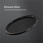 Urth 72mm Magnetic Ethereal Black Mist ¹⁄₁ Diffusion Lens Filter (Plus) — Cinematic Effect, 20-Layer Nano-Coated Light Dispersing Particles