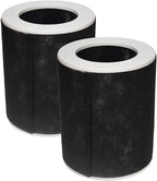 PUREBURG Replacement Filter Compatible with Dhyala KJ02 Air Purifier,2-Pack HEPA Activated Carbon 2-in-1 & 4 Pre-Filters For Air Clean Dust VOCs Odor 3-Stage Filtration