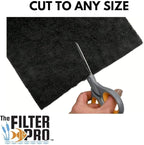 Carbon Fine Filter Media, 3/8" Thick, 18" x 60" Roll, Perfect for Aquariums, Ponds or Water Gardens, Made in USA