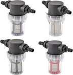 Garden Home 40-200 Mesh Large Flow Visible Filter Connector to Barb 16mm 20mm 25mm Hose Pre-Filter Garden Irrigation Agriculture Tool 1 Pcs Filter (Color : A, Size : 40Mesh)