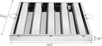 New Star Foodservice 533166 Stainless Steel Hood Filter 20" W x 25" H