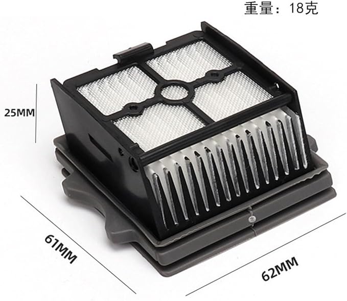 Spare Soft Lint Roller Brush, Hepa Filter, Scrubber Components, Compatible for Tineco Floor ONE S5 Combo Cordless Wet Dry Vacuum Cleaner(6PCS)