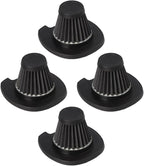 Washable Reusable Vacuum Filters for BLACK for DECKER RC EV1416 3-in-1 Lightweight Corded Upright, Polyester Plastic Foam Replacement Filter Set for Household Dust Reduction, 4 Pieces(4* Filters)