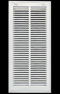 HVAC Premium 10 x 26 Duct Opening Steel Return Air Filter Grille, for 1-inch Filter, Removable Door, Flat Stamped HVAC Vent Cover Grille, Outer Dimensions 12.5 x 28.5