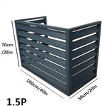 Multifunctional Aluminum Shutter Privacy Fence, Mini Split Cover for External Units, freestanding Enclosure to Cover Garbage Or Units, Noise Reduction, Suitable for Garden, Balcony, Outdoor ( Color :