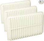 Bosch 5334WS Workshop Engine Air Filter - Compatible With Select Lexus ES300, ES330, RX330, RX350; Toyota Camry, Highlander, Sienna, Solara (Pack of 3)