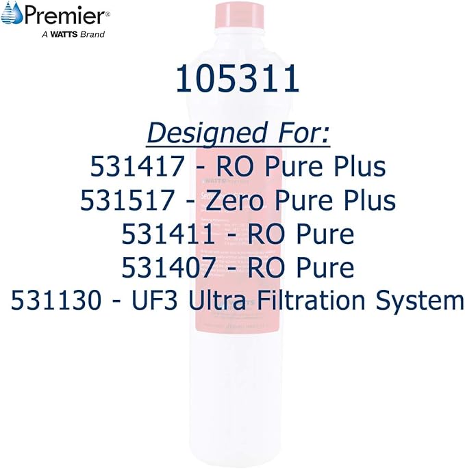 Watts Premier 105311 RO-4 RO-Pure UF3 Sediment Filter