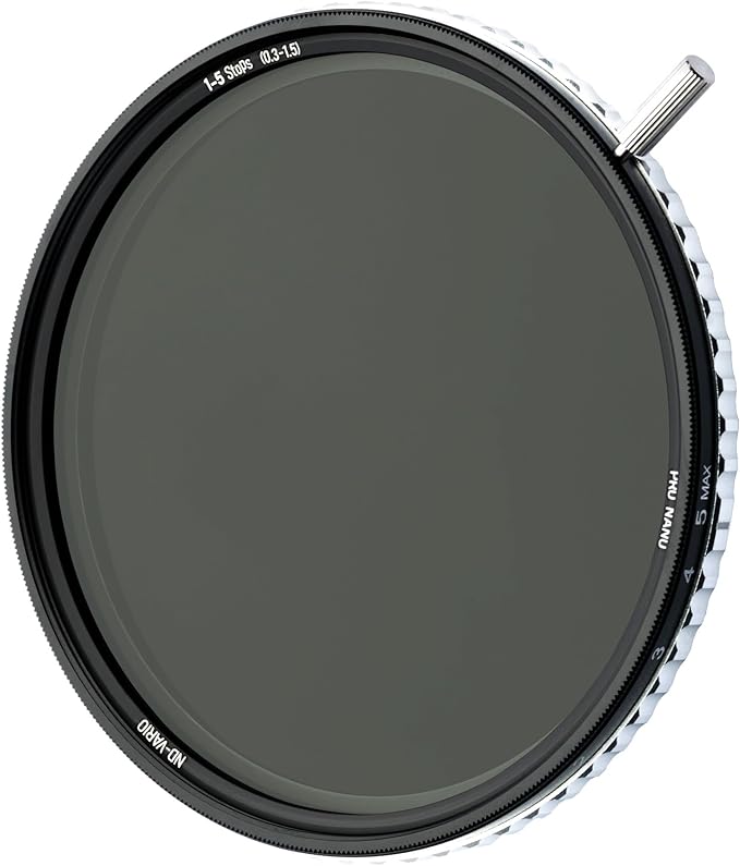 NiSi - 77mm Swift System VND Mist Kit, 1-5 Stop True Color Variable Neutral Density Filter, Swift Adapter Ring, Two Friction-Mounted Filters (ND16 4-Stop, Black Mist 1/4), Photography and Videography