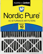 Nordic Pure 20x25x5 (Actual Size: 19 7/8 x 24 7/8 x 4 3/8) Honeywell Replacement Air Filters MERV 10 Plus Carbon 1 Pack