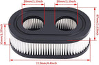593260 Air Filter with Pre Filter and Spark Plug Fits for B&S 725EX 625EX 575EX 550EX 525EXI Engines, Air Filter Parts for Toro Recycler 22 and Troy Bilt Lawn Mower (8 Pack)