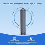 GLACIER FRESH Water Filter Compatible with Jura 71794 Claris Smart+ Filter Cartridge, Fits E6, E8, Z8, Z6, J6, ENA8 Coffee Machines, NSF/42 Certified, 1 Pack