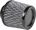 KYOSTAR Universal 3" (76mm) High-Flow Air Filter, Reusable Cone Cold Air Intake, High Performance Clamp-On Car High Flow Air Kit, Flange Diameter: 3 Inch, Filter Height: 6.4 Inch, Carbon Fiber Pattern