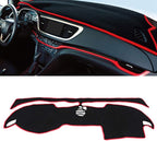Car Dashboard Cover Anti Dash Mat Pad, Premium Polyester Sun Shade Protector, Custom Fit for Regal 2006-2008, with Large Vent Cut - Outs for Demister Airflow