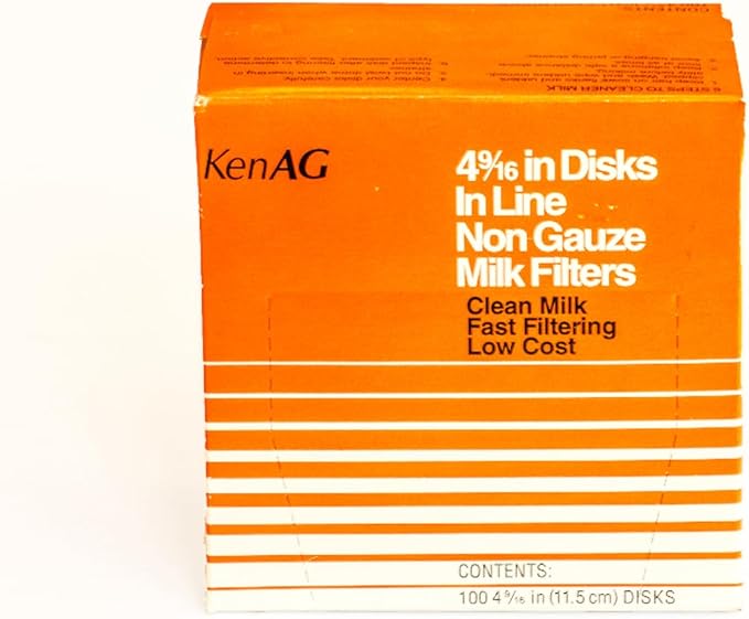 Kenag Milk Filter Disks 4-9/16" (100 disks) (36 pack)