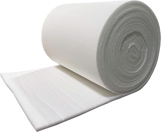 wioboy Paint Booth Ceiling Filter, Spray Booth Tacky Intake Filter for Down Draft Paint Booths (60" x 168" (1/case))