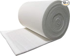 wioboy Paint Booth Ceiling Filter, Spray Booth Tacky Intake Filter for Down Draft Paint Booths (26" x 144" (12/case))
