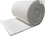 wioboy Paint Booth Ceiling Filter, Spray Booth Tacky Intake Filter for Down Draft Paint Booths (74" x 60" (4/case))