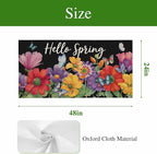 Fluorescent Light Covers for Ceiling Lights Hello Spring Magnetic Light Filters 4 Pack 4x2 ft Butterfly Colorful Spring Floral Ceiling Lights Cover for Classroom Office School Home Drop Lamp Decor