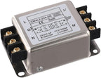 Single-Phase 2-Stage Power Supply Filter Anti-interference With Alloy Shell For CW4L2 Models Electrical And Electronic Equipment(20A)