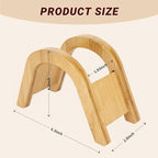 Cone Coffee Filter Holder for Counter, Bamboo Coffee Filter Storage Container, Large Capacity Can Hold 120 Pcs Cone Paper Filters Size #01#02#04