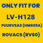4 Pack LV-H128 Replacement Filter Compatible with LEVOIT LV-H128 / PUURVSAS (HM669A) / ROVACS (RV60) Air Purifiers, 3-in-1 Middle Layer, Activated Carbon Layer and Pre-Filter