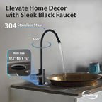 iSpring RCC7P-BLK, 5-Stage Reverse Osmosis System with Booster Pump, RO Water Filtration System, Sleek Black RO Faucet, TDS PFAS Removal, Patented Top-Mounted Faucet Design for Easy Installation