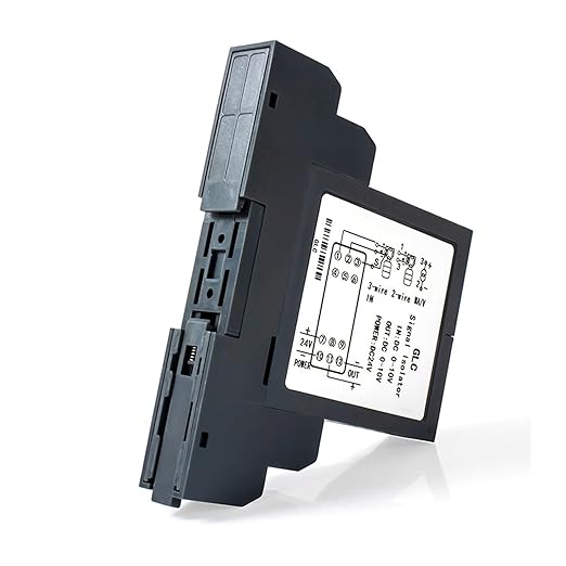 Analog Signal Isolator 4-20mA Signal Isolator Din Rail Mount 0.5% FS Precision for Industrial Automation PLC Control System(1 in 2 Out,Output 0-10V_Input 0-20MA_DC24V)
