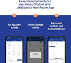 AIRDOCTOR AD5500i SMART HEPA Air Purifier for Extra Large Spaces & Open Concepts with UltraHEPA, Carbon & VOC Filters - Captures particles 100x Smaller than HEPA Standard (AirDoctor 5500i Smart)