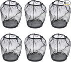 Universal Air Filter Cover, Air Filter Wrap for Motorcycle Car Air Intake Filter Protective Cover Dustproof Waterproof Universal Accessories (Filter S), Pack of 6