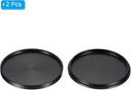 PATIKIL 46mm Lens Cap, 2 Pack Camera Lens Cap Cover Universal Front Metal Lens Filter Stacks Cap Protective Case for 46mm Camera Circular Polarizing Fader ND Filter, Black