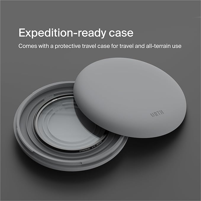 Urth 58mm Magnetic Ethereal White Mist ¼ Diffusion Lens Filter (Plus) — Cinematic Effect, 20-Layer Nano-Coated Light Dispersing Particles
