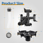59023700 Manifold Top with Air Bleed, Compatible with FNS Plus 24, 36, 48, 60 Pool and Spa D.E. Filter, Replace# V38-140 and 25357-600-000 Pentair Pool Filters